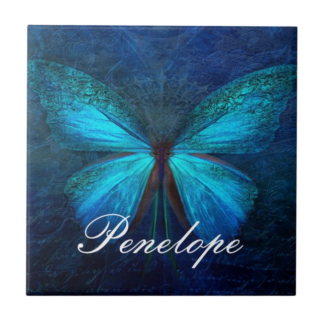 Blue Butterfly of Joy & Tur Kakelplatta (Framsidan)