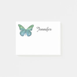 Blue Butterfly Post-it Block