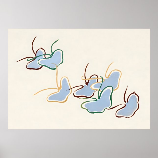 Blue Butterfly Poster (Framsidan)