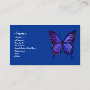 Blue Butterfly-profilkort Visitkort