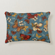 Blue Butterfly sömlös mönster