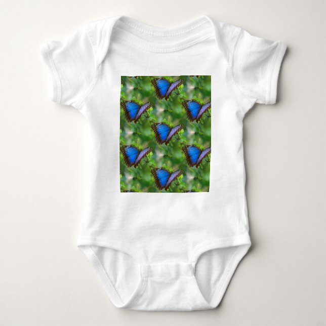 Blue Butterfly T Shirt (Framsida)