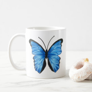 Blue Butterfly Tea Mugg