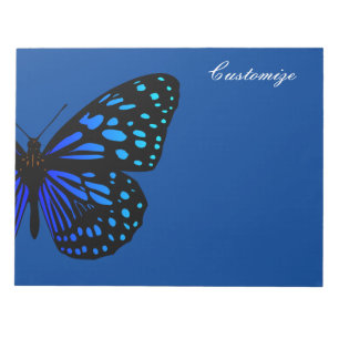 Blue Butterfly Thunder_Cove Anteckningsblock