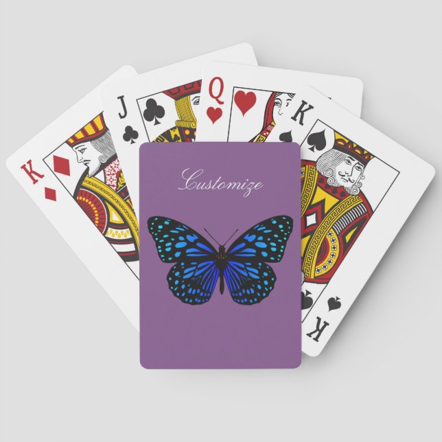Blue Butterfly Thunder_Cove Casinokort (Baksidan)