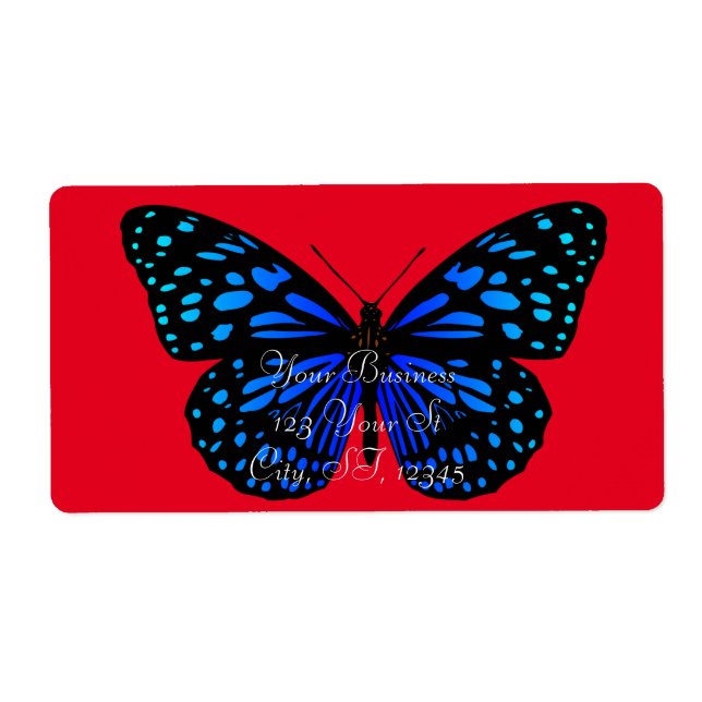 Blue Butterfly Thunder_Cove Fraktsedel (Framsidan)