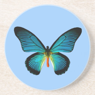 Blue Butterfly Underlägg Sandsten