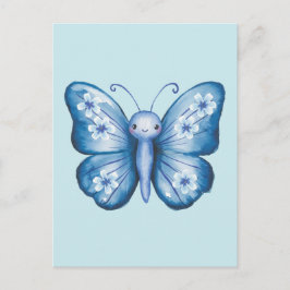 Blue Butterfly Vykort