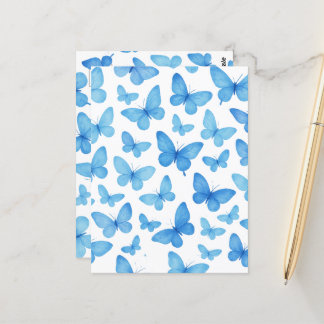 Blue Butterfly Vykort