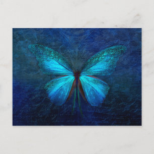 Blue Butterfly Vykort