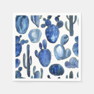 Blue Cactus Guld Desert Chic Travel Southwest Roli Pappersservett