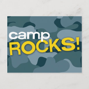 Blue Camo CAMP STEN! vykort