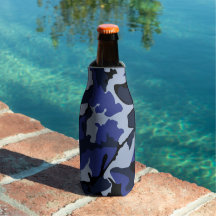 Blue Camo Flaska Cooler