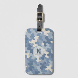 Blue Camo Milio Monogram Bagagebricka