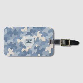 Blue Camo Milio Monogram Bagagebricka