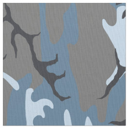Blue Camo Tyg