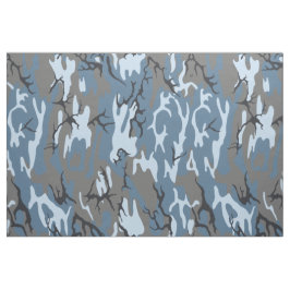 Blue Camo Tyg