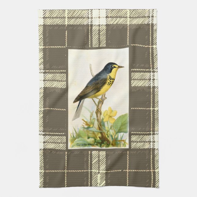 Blue Canada Warbler Kökshandduk (Vertikal)