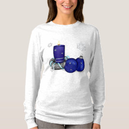 Blue Candle-jul T Shirt