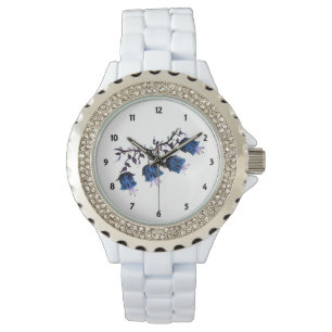 Blue Canterbury Klockor Womens Rhinestone Watch