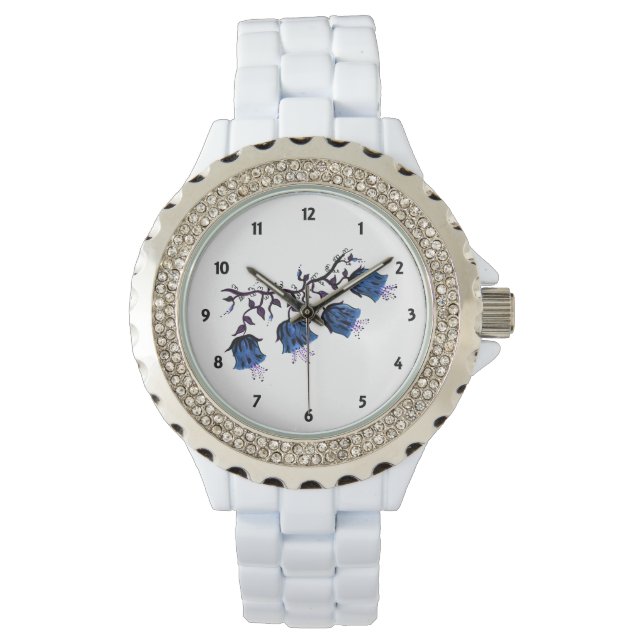 Blue Canterbury Klockor Womens Rhinestone Watch (Framsida)