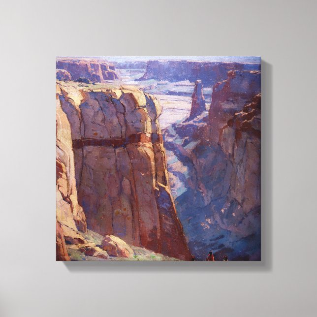 "Blue Canyon" av Edgar Payne Canvastryck (Framsida)