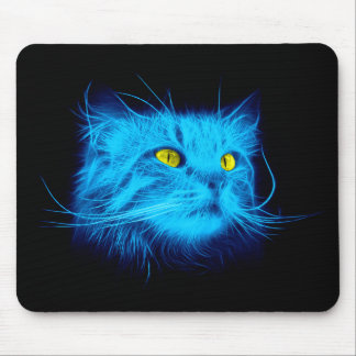 Blue Cat Ansikte Musmatta