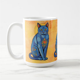 Blue Cat Mugg