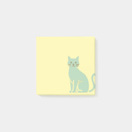 Blue Cat Post-it Block