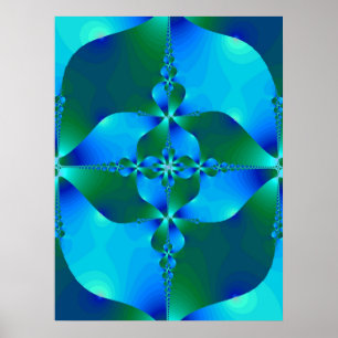 Blue Cello Poster