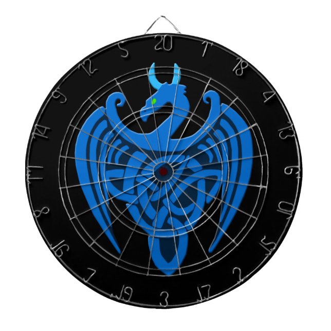 Blue Celtic Dragon Darttavla (Framsidan)
