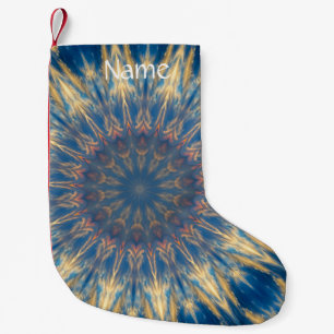 Blue Chakra Kaleidoscope Thunder_Cove Liten Julstrumpa