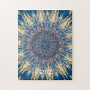 Blue Chakra Kaleidoscope Thunder_Cove Pussel