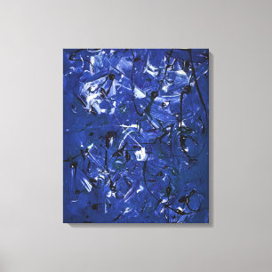 Blue Chaos Canvastryck