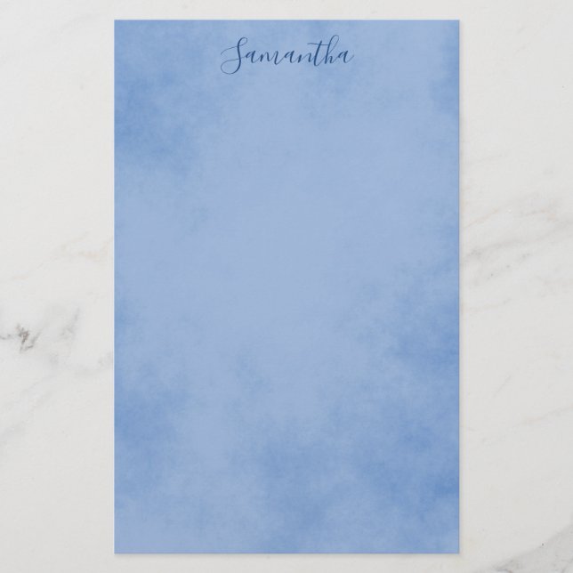 Blue Charming Brevpapper (Framsida)