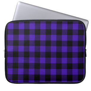 Blue Check Laptop sleeve
