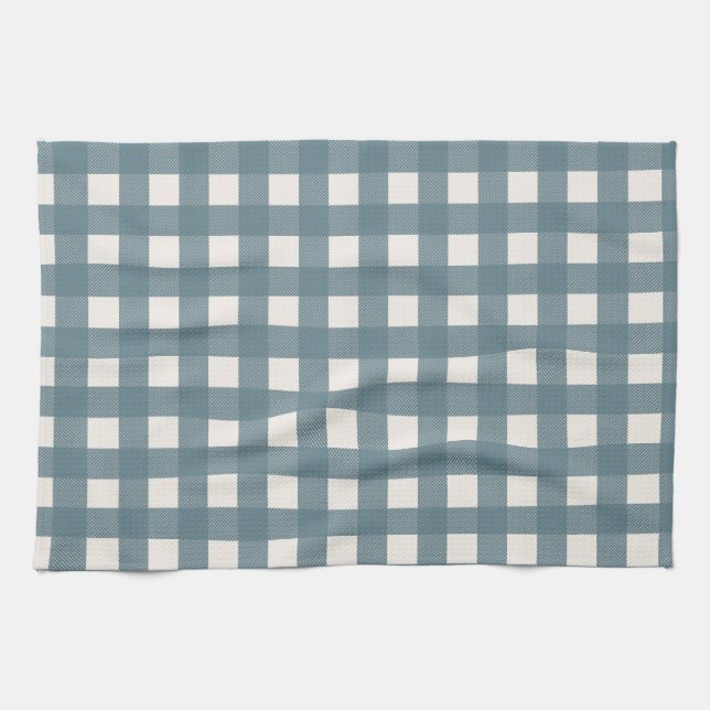 Blue Checker Dish Towel Kökshandduk (Horisontell)