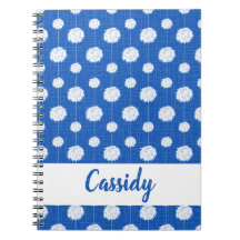 Blue CheerLedare Pom Pom Mönster