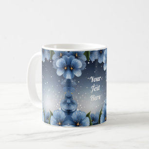 Blue Cherry Blommar Kaffemugg