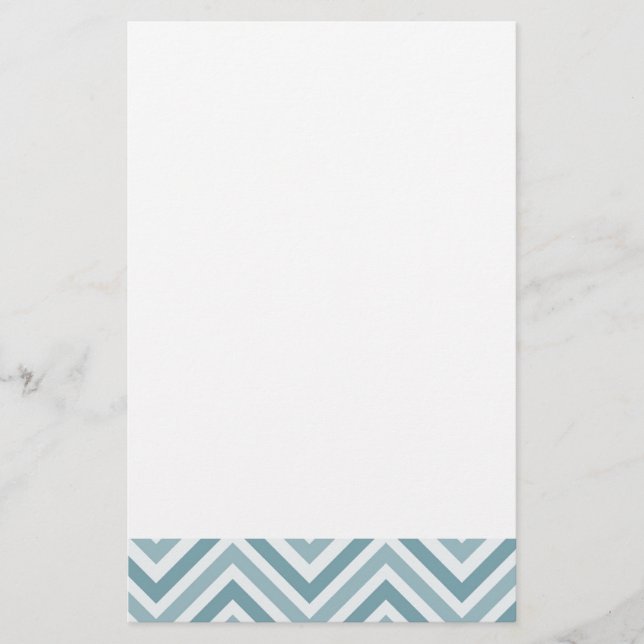 Blue Chevron Brevpapper (Framsida)