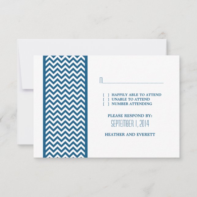 Blue Chevron Gräns OSA kort (Framsida)