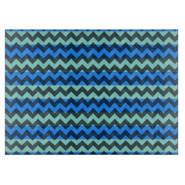 Blue Chevron Mönster (Framsidan)