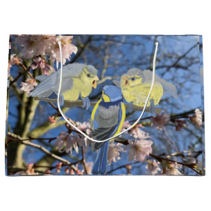 Blue Chickadee Mor och Spädbarn Påsk