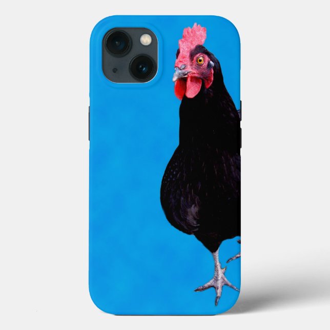 Blue Chicken Strut, iPhone 13 Fodral (Baksida)
