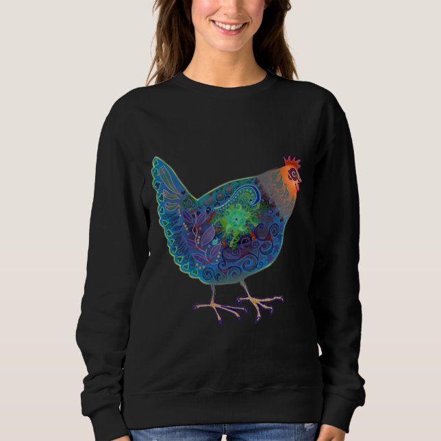 Blue Chicken   T Shirt (Framsida)