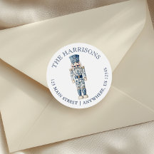 Blue Chinoiserie jul Nutcracker Adress