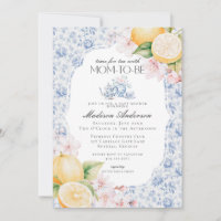 Blue Chinoiserie Tea Party Baby Shower