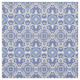 Blue chinoiserie-vågrät upprepade mönster tyg