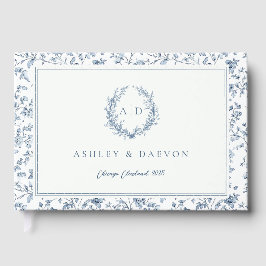 Blue Chinoiserie Wedding Gästböcker