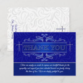 Blue Christian Kor Memorial Tack Kort